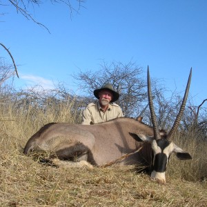 Hunting Gemsbok in Namibia