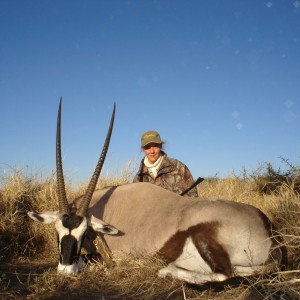 Hunting Gemsbok in Namibia