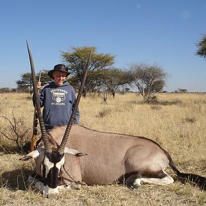 Hunting Gemsbok in Namibia