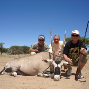 Hunting Gemsbok in Namibia