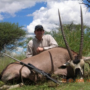 Hunting Gemsbok in Namibia