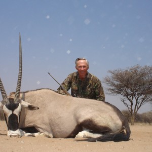 Hunting Gemsbok in Namibia