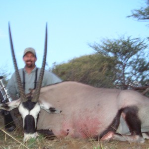 Hunting Gemsbok in Namibia