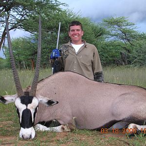 Hunting Gemsbok in Namibia