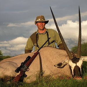 Hunting Gemsbok in Namibia