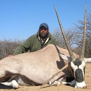 Hunting Gemsbok in Namibia