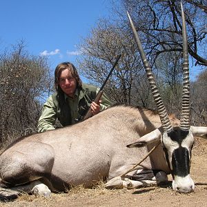 Hunting Gemsbok in Namibia