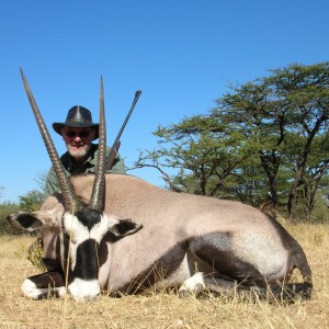 Hunting Gemsbok in Namibia