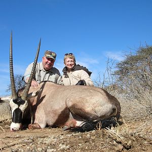 Hunting Gemsbok in Namibia