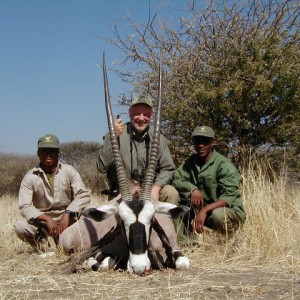 Hunting Gemsbok in Namibia