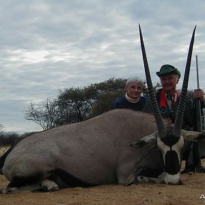 Hunting Gemsbok in Namibia