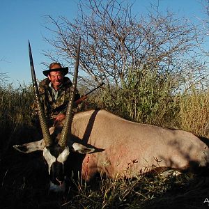 Hunting Gemsbok in Namibia