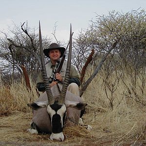 Hunting Gemsbok in Namibia