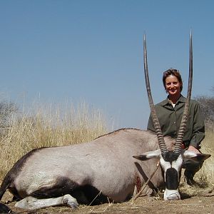 Hunting Gemsbok in Namibia