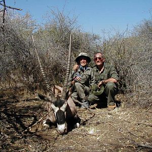 Hunting Gemsbok in Namibia