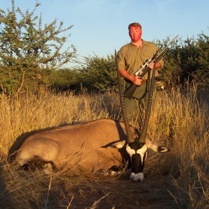 Hunting Gemsbok in Namibia