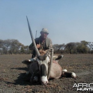 Hunting Gemsbok in Namibia