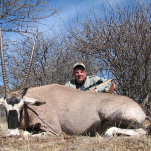 Hunting Gemsbok in Namibia