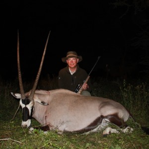 Hunting Gemsbok in Namibia