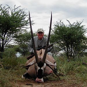 Hunting Gemsbok in Namibia