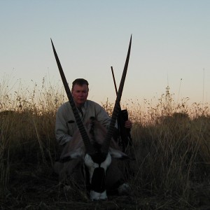 Hunting Gemsbok in Namibia