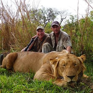 Hunting Lion in CAR