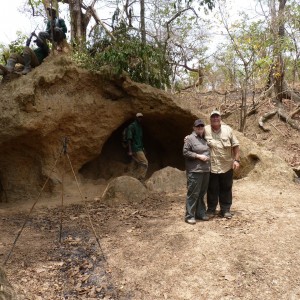 Salt Lick where Leopard was taken!