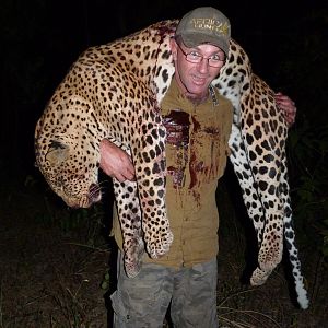 Leopard hunted in Central African Republic