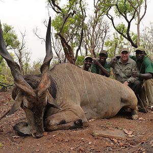 Lord Derby Eland hunted in CAR