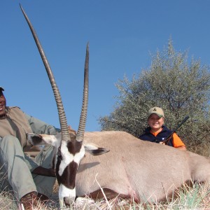 Hunting Gemsbuck with Wintershoek Johnny Vivier Safaris in SA