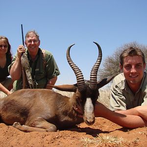 Hunting Black Springbuck with Wintershoek Johnny Vivier Safaris in SA