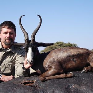 Hunting Black Springbuck with Wintershoek Johnny Vivier Safaris in SA