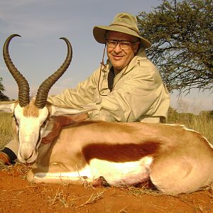 Hunting Springbuck with Wintershoek Johnny Vivier Safaris in SA