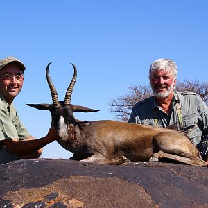 Hunting Black Springbuck with Wintershoek Johnny Vivier Safaris in SA