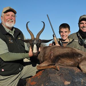 Hunting Black Springbuck with Wintershoek Johnny Vivier Safaris in SA