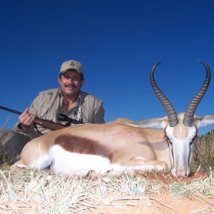 Hunting Springbuck with Wintershoek Johnny Vivier Safaris in SA