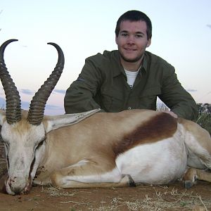 Hunting Springbuck with Wintershoek Johnny Vivier Safaris in SA