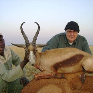 Hunting Copper Springbuck with Wintershoek Johnny Vivier Safaris in SA