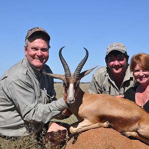 Hunting Copper Springbuck with Wintershoek Johnny Vivier Safaris in SA