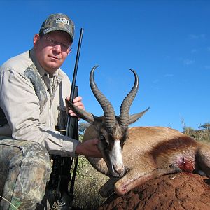 Hunting Copper Springbuck with Wintershoek Johnny Vivier Safaris in SA