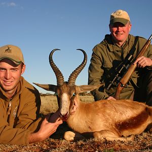 Hunting Copper Springbuck with Wintershoek Johnny Vivier Safaris in SA