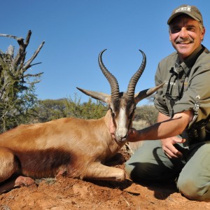 Hunting Copper Springbuck with Wintershoek Johnny Vivier Safaris in SA