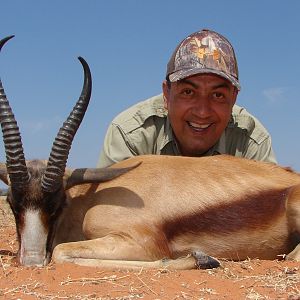 Hunting Copper Springbuck with Wintershoek Johnny Vivier Safaris in SA