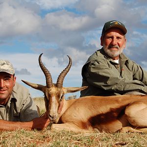 Hunting Copper Springbuck with Wintershoek Johnny Vivier Safaris in SA