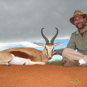 Hunting Springbuck with Wintershoek Johnny Vivier Safaris in SA