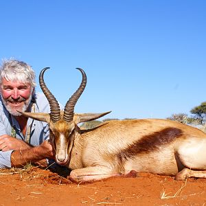 Hunting Copper Springbuck with Wintershoek Johnny Vivier Safaris in SA