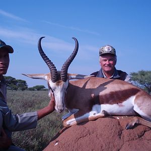 Hunting Springbuck with Wintershoek Johnny Vivier Safaris in SA