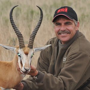 Hunting Springbuck with Wintershoek Johnny Vivier Safaris in SA