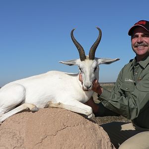 Hunting White Springbuck with Wintershoek Johnny Vivier Safaris in SA