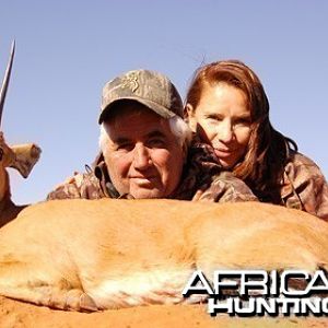 Hunting Steenbuck with Wintershoek Johnny Vivier Safaris in SA